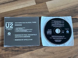 U2 Even Better Than The Real Thing - Remixes OOP 1992 GERMANY CD single - Picture 1 of 3