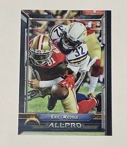 2015 Topps Eric Weddle All-Pro #288 San Diego Chargers - Picture 1 of 2