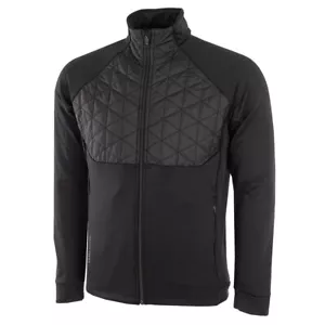 Galvin Green Mens Dexter Golf Full Zip Jacket in Black - Size XL 43-45" Chest - Picture 1 of 8