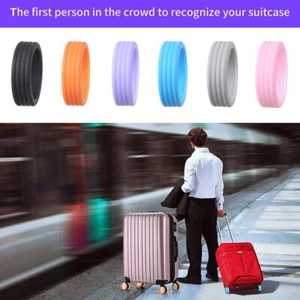 Luggage Wheel Covers Suitcase Wheel Protector Silicone Luggage Wheel Covers VN - Picture 1 of 34