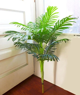 32" Height Artificial Plant 15 Leaves Palm Tree Paradise Bush - Image 1 of 4