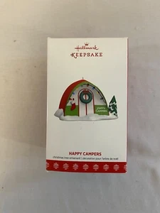Hallmark: Happy Campers - Christmas Outdoors - 2017 Keepsake Ornament - Picture 1 of 7