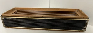 Vintage Akkordeon Blasebalg 50,5x18,5 cm - Schwarz & Goldrand - Restaurationsteile - Bild 1 von 11