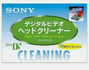 SONY Mini DV MiniDV Video Head Cleaner Cleaning DVM4CLD2 Dry Type DVC Japan - Picture 1 of 11