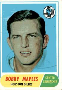 1968 Topps #16 Bobby Maples Houston Oilers