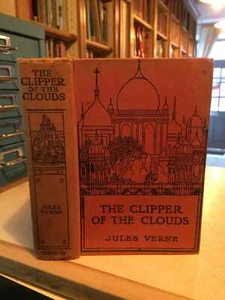 Jules Verne: Clipper of the Clouds 1920 Good Sci-Fi Adventure Fiction HB - Picture 1 of 1