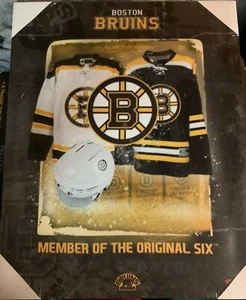 Boston Bruins Original Six Canvas Print NEW Sealed NHL - Picture 1 of 2