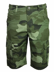 green camouflage shorts