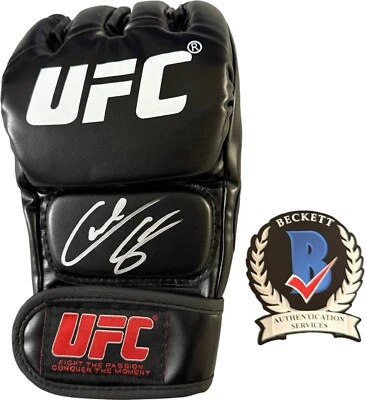KILLER CUB SWANSON SIGNED UFC MMA GLOVE BECKETT BAS COA BP70068 - Image 1 of 2
