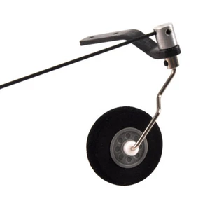 Rueda trasera de fibra de carbono de vuelo con rueda de esponja 25 mm para avión de radiocontrol clase 50E - Imagen 1 de 11