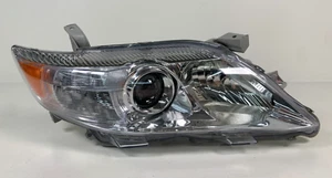 2010 2011 Toyota Camry Right Passenger Side Chrome Halogen Headlight Aftermarket - Picture 1 of 11