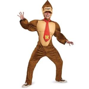 Donkey Kong - Super Mario Bros - Deluxe Costume - Men - 2 Sizes - Picture 1 of 1