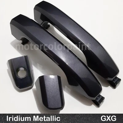 GMC Sierra 2014-2018 manija de puerta delantera iridio metálico GXG Foto 1 de 4