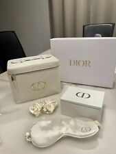 Dior Beauty Vanity Case Set Eye Mask, Scrunchy Hair Tie, Box Cotton Pads 4pcs