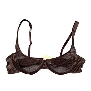 Vintage Express Womens Size 34B Sheer Mesh Bra NWT - Picture 1 of 5