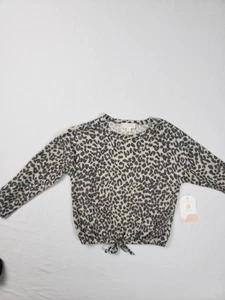 Walking On Sunshine Marke Mädchen Leppard Print Pullover Bluse, LegendaryStylez - Bild 1 von 7