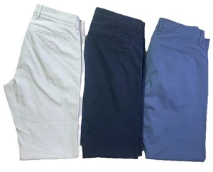 Lote de 3 Pantalones de Golf J Crew Tech 484 Calce Ajustado Rendimiento Absorbente Para Hombres 34x30 - Imagen 1 de 23