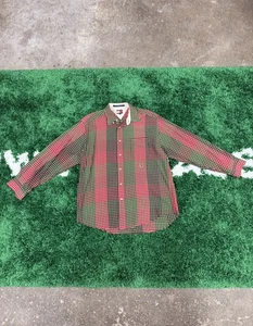 Camisa de franela con parche a cuadros Tommy Hilfiger mediana vintage años 90 - Imagen 1 de 5