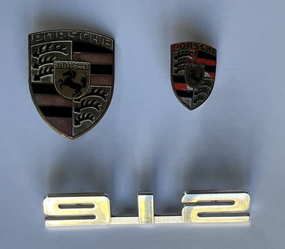 Vintage Porsche 912 Emblem 901 Hood Badge, Rear Boot, Steering Wheel? Foto 1 de 4