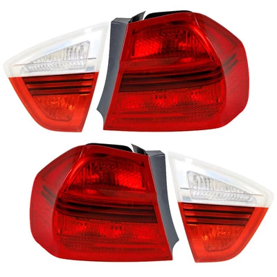 Juego de luces traseras para BMW 325i 330i 2006 LH RH interior exterior con bombilla halógena sedán Foto 1 de 4