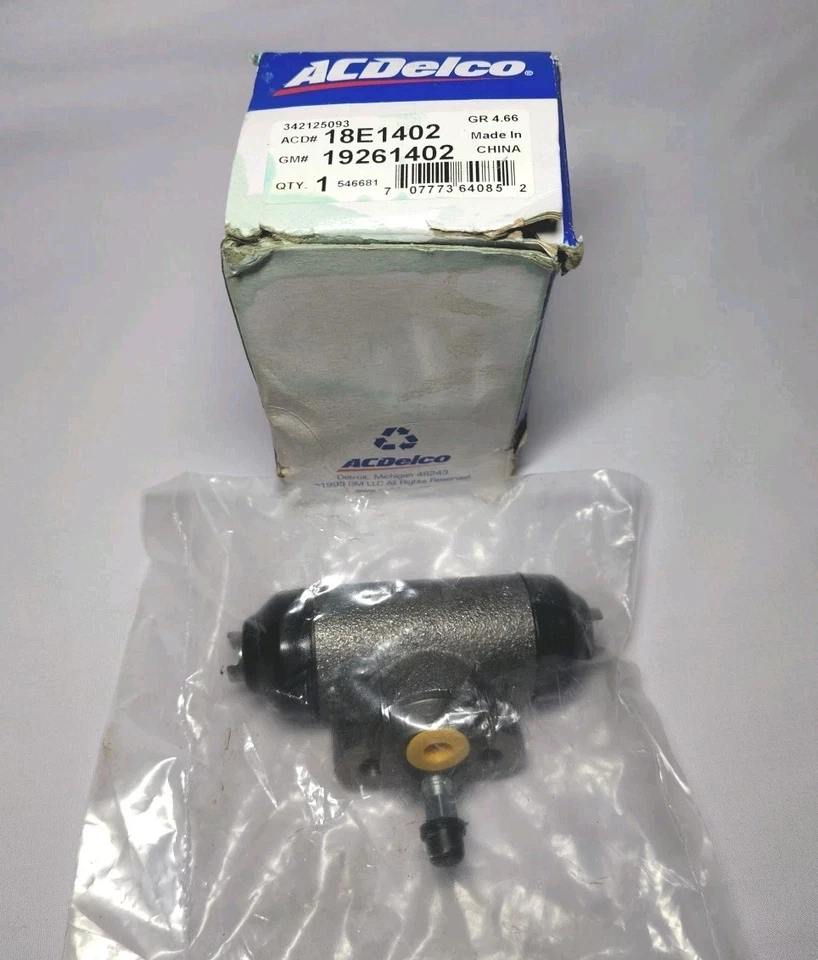 ACDelco 18E1402 Drum Brake Wheel Cylinder For Select 05-09 Chevrolet GMC Models Foto 1 de 2