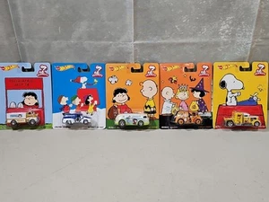 Hot Wheels 2014 Peanuts Pop Culture Set of 5 New Old Stock!! Mint!! - Picture 1 of 7