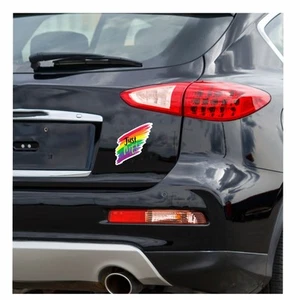 Aufkleber LGBTQ Pride Just me Sticker 15 x 15 cm Regenbogen Digitaldruck - Bild 1 von 6