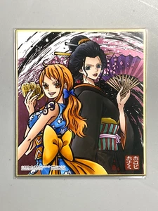 Mini tablero de arte Nami and Robin - One Piece Wano Country Shikishi - Imagen 1 de 3