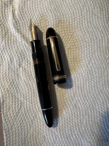 Pluma Estilográfica Mont Blanc Original 149 Obra Maestra 14C Nuevo en Caja Oro 14K 585 #4810 - Imagen 1 de 16
