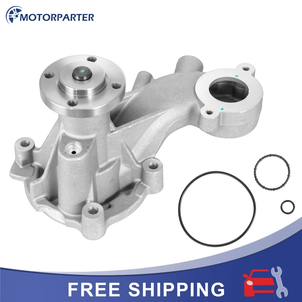 Water Pump w/Gasket For 2011-2014 Ford F-150 F150 Mustang 5.0L V8 4-Bolt Flange - Image 1 of 4