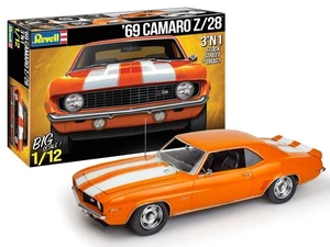 Revell 12812 1:12 1969 Chevrolet Camaro Z/28 3-in-1 Plastic Model Kit - Picture 1 of 1