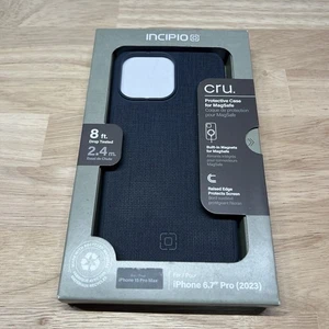 *Incipio cru. "Funda protectora MagSafe para iPhone 15 Pro Max 6,7"" - Lona azul marino*" - Imagen 1 de 3