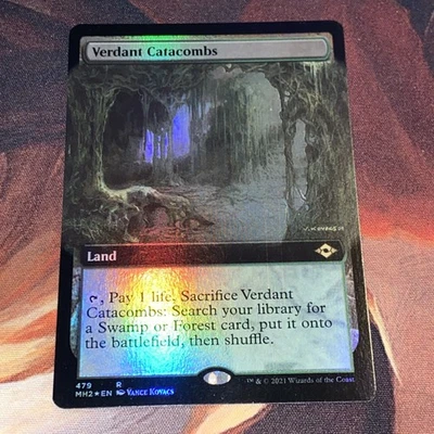 Verdant Catacombs X1 Mtg Modern Horizons 2 Nm Foil Extended Art - Image 1 of 2