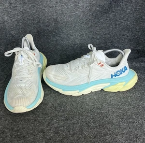 Hoka One One Clifton Edge Womens 8 Running Shoes White Sneakers ISSUES - Picture 1 of 24
