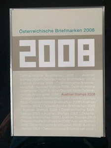 AUSTRIA 2008 COMPLETE COMMEMORATIVE MNH STAMPS YEAR SET / PACK 54 STAMPS & 10 MS - Picture 1 of 8