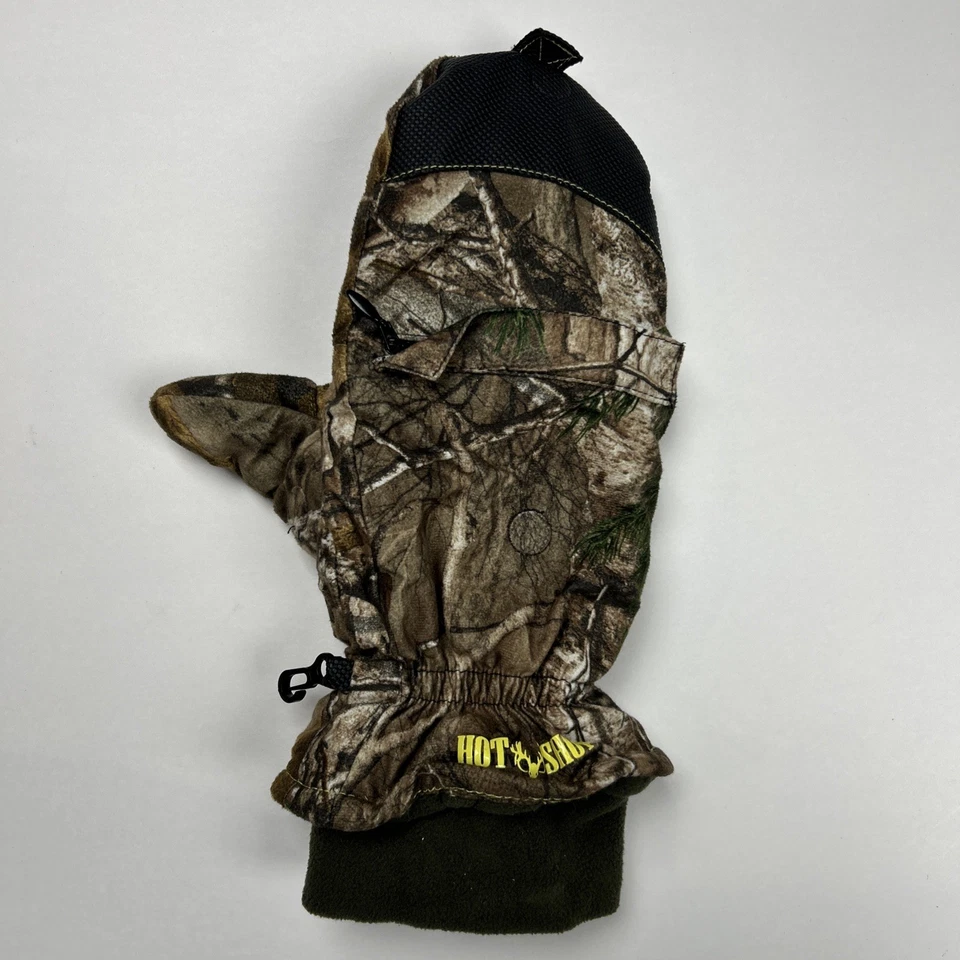Hot Shot Men’s L Right Hand ONLY Camo Huntsman Pop-top Mitten - (Left Missing) - Image 1 of 4