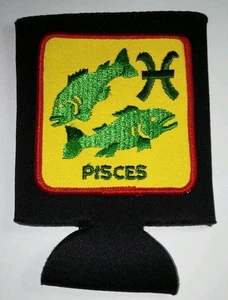 Pesci Simbolo Segno Zodiacale Patch Ricamato Tessuto Caldo Fresche Isolante - Picture 1 of 1