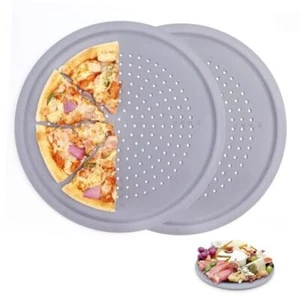 Pizza Pans 13 Inch, 2 Pack Silicone Nonstick Pizza Tray For Oven, Pizza Pan - Picture 1 of 7