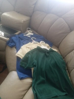 Uniforme Escolar Unisex Polo De 5 Lote Colores Surtidos y Marcas Talla M 7/8 Foto 1 de 3