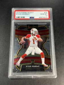 KYLER MURRAY 2019 PANINI SELECT #76 CONCOURSE ROOKIE RC PSA 10 GEM CARDINALS NFL - Picture 1 of 6
