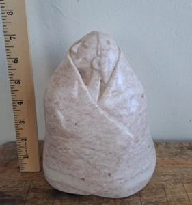 Native American Chaddlesone Alabaster Stone Woman Kotenai Sculpture 7.5"T - Picture 1 of 13