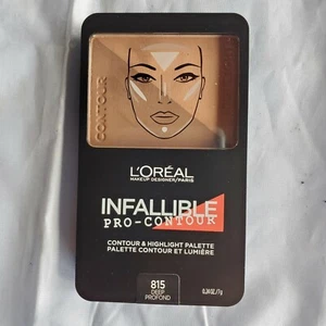 L'Oreal Infallible Pro-Contour Highlight Palette Deep Profond #815 Lot of 2 - Picture 1 of 4