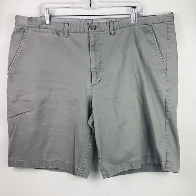 Pantalones cortos chinos Merona talla 42 grises para hombre con bolsillos entrepierna de 10” Foto 1 de 4