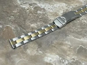 NEW UNISEX  SPEIDEL WATCH BAND 1882/15 TWO TONE Fits 12 13 14 15 16mn - Picture 1 of 12