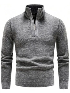 Mens half zip jumper (M) - Picture 1 of 3