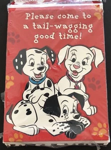 Ungeöffnet 8 Disney 102 Dalmatiner Geburtstag Party Einladungen Punze - Bild 1 von 5