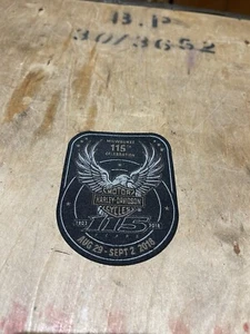 Parche bordado Harley-Davidson Motorcycles Milwaukee 115th Celebration 2018 - Imagen 1 de 10