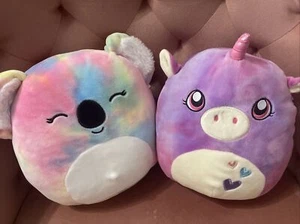 Squishmallow Katya the Koala 8"  And Unicorn With Hearts New - Picture 1 of 4