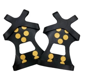 Ghiaccio Snow Grips Antiscivolo Scarpa Scarpone Borchie Trazione Tacchetto Escursionismo Ghiaccio Grippers - Foto 1 di 5
