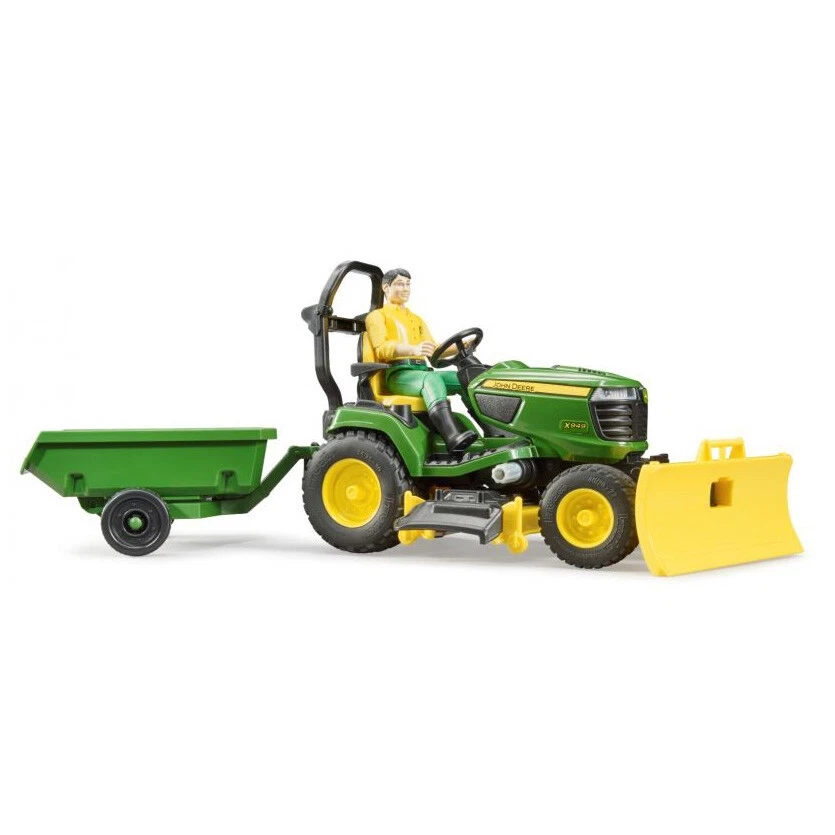 John Deere Lawn Tractor with Gardener - Image 1 of 1